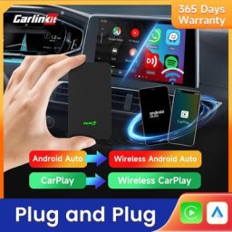 CarlinKit-Adaptateur sans fil Apple CarPlay Android Auto Box Toyota Mazda Ford Audi BYD Cristaux
