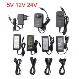 DC5V 12V A Mené L'alimentation d'énergie 1A 2A 3A 6A 8A 10A A Mené le Transformateur Pour WS2801