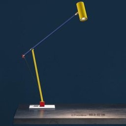 Lampe de Table de lecture à bras Long coloré nouveau Style d'ampoule COB réglable Art déco