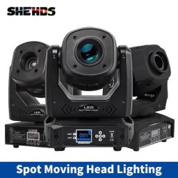 SHEHDS-Spot Lumineux LED à Tête Mobile Contrôle DMX Gobo High Shine Chang Dj Bar Ball Stage Party