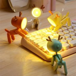 Mini lampe de bureau LED Kawaii jolie veilleuse de livre pour chambre à coucher étude bureau