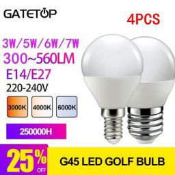 Ampoule LED pour la décoration de la maison et du bureau lampe chaude et froide Bombillas G45