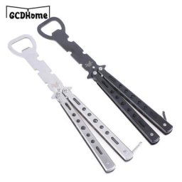Ouvre-bouteille de bière durable en acier inoxydable entraîneur de papillon style DhydrKnife
