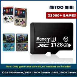 MIYOO – carte de jeu MINI V2 32 go 64 go 7000 go 12000 jeux 128 go 23000 jeux émulateur