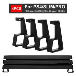Support de rehaussement plat pour Console de jeu PS4 Support Horizontal pieds de refroidissement
