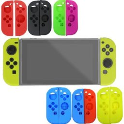 Thumb Stick Grip Cap Juste de protection pour manette Nintendo Switch Oled NS Joy-Con Coque en