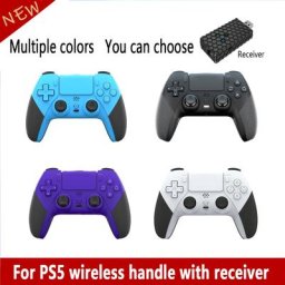 Poignée de console de jeu portable avec récepteur manette sans fil PS5 manettes de jeu