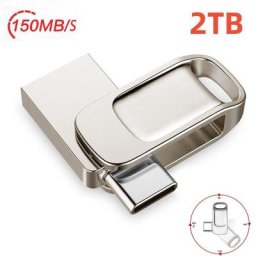 Clé USB 2022 haute vitesse clé USB 1 To clé USB 2 To métal étanche clés USB Cle clé USB 3.0 Go