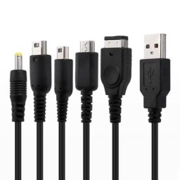 DXAB-Câble USB 5 en 1 pour NDSL/WiiU/New 3DS XL 2DS universel