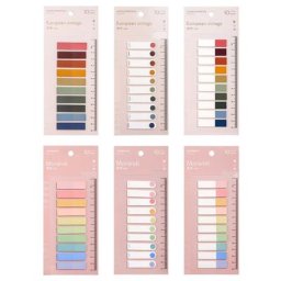 Autocollants d'index colorés avec classeur Sync étiquette d'index collante drapeaux de page