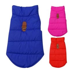 Veste coupe-vent pour animaux de compagnie manteau d'hiver doux et confortable pour chiens