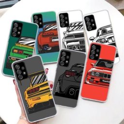 JDM Sports Cars Comic Coque de téléphone pour Samsung Galaxy Japon A52 A53 A54 A12 A13 A14