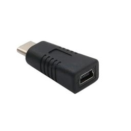 Adaptateur universel pour smartphone et tablette mini USB femelle vers type C mâle prise en charge