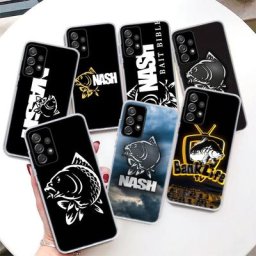 Nash Fishing Art Coque de téléphone pour Samsung Galaxy A52 A53 A54 A12 A13 A14 A22 A23