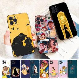 Coque de téléphone Disney La Belle et la Bête coque mobile princesse Pepper pour iPhone 8 7 6 6S