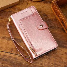 Étui en cuir à fermeture éclair pour Samsung Galaxy A5 A7 2017 J4 J5 J7 2017 J7Prime J4 2018 Sur
