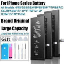 Batterie de téléphone Apple avec outils batterie neuve pour iPhone SE 2 4 5S 6 6s 6p 6sp 7 7p 8