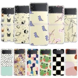 Coque rigide dinosaure pour Samsung Galaxy Z Flip3 Flip4 Flip 3 4 5G coque pour Samsung Galaxy