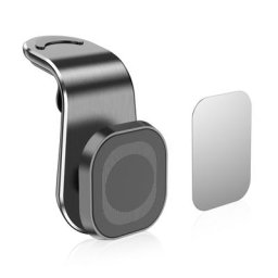 Support universel de téléphone portable ABS pour grille d'aération de voiture berceau magnétique