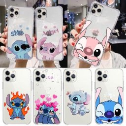 Disney-Stitch CAN o Couple Coque de téléphone souple en silicone transparent Apple iPhone 14 13
