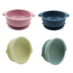 Bol à ventouse pour bébé assiette à dîner pour nourrissons apprentissage de l'alimentation plat