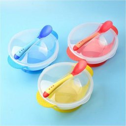 Ensemble de bols pour bébé bol d'entraînement cuillère vaisselle de table bol d'apprentissage