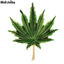 Wumovies & Baby-Broches spéciales en émail pour cuir chevelu pour femmes et hommes vert jaune