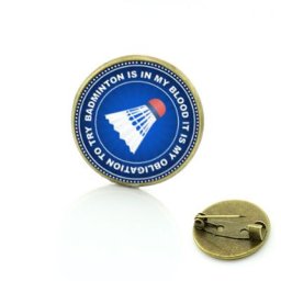 JWEIJIAO – broches de Badminton pour hommes et femmes bijoux amour haute qualité fait à la main