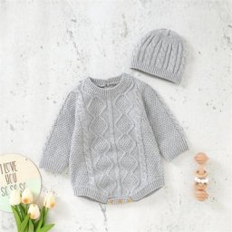 Toddler Zip up Hoodie 4t Newborn Infant Baby Knit Romper Cotton Long Sleeve Boy Girl Sweater Clothes