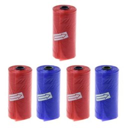Sacs à langer jetables à 5 rouleaux pour bébé sacs à déchets à couches pour poussette sacs à