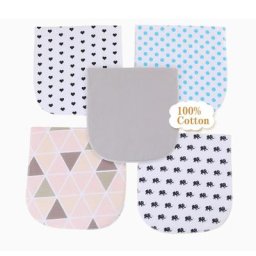 Bavoirs pour bébé 100% coton trois couches pour garçon et fille serviette douce pour nourrisson