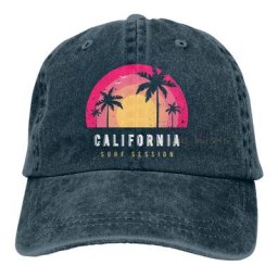 Casquette de Baseball pour Homme et Femme Chapeau de Camionneur en Denim Coton Délavé Classique