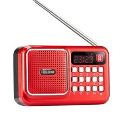 Récepteur radio FM Bluetooth portable haut-parleur lecteur de carte USB TF sortie écouteur 3.5mm