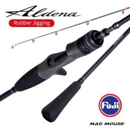 MADMOinspecté ALDENA Caoutchouc Jigging plus récent 1.9m 1.98m 6-7kg Drag Power PE0.6-1.5 # Lumière