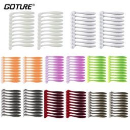 Goture – lot d'appâts artificiels souples en Silicone pour la pêche pack de leurres pour attraper