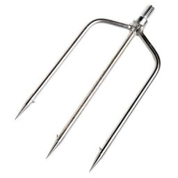 Harpon à griffes en acier inoxydable fourchette à poisson brise-glace accessoire de pêche
