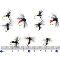Leurre de pêche à la mouche sèche et à la truite appât Élavec hameçons sans ardillon insecte