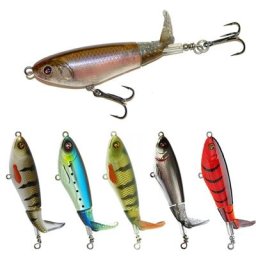Appât Élavec queue rotative pour la pêche en surface leurre pour attraper des poissons comme les
