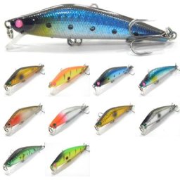 WLure-Leurre méné avec triple hameçon en plastique ABS appât Élde type jerkbait couleurs