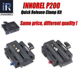 INNOREL – Kit d'adaptateur à dégagement rapide P200 en alliage d'aluminium pince de plaque QR pour