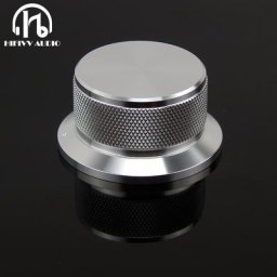 Bouton de volume en aluminium pour haut-parleur amplificateur HiFi potentiomètre diamètre 50mm