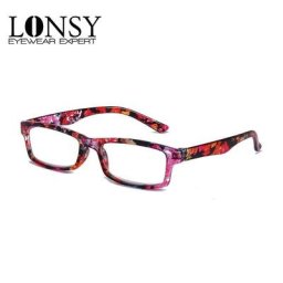 LONSY – lunettes de lecture unisexes mode 2019 pour hommes et femmes presbytes + 100 + 200 + 300
