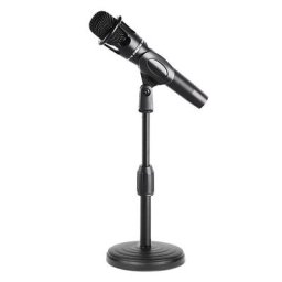 Support de bureau pour microphone avec base de disque de levage et de pondération réglable support