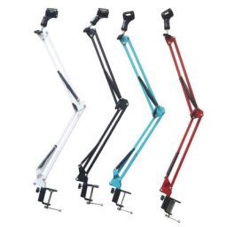 HONArm-Grand support de micro à clip réglable suspension de studio support de bras à ciseaux