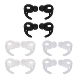 Écouteurs intra-auriculaires airpods 3 en Silicone souple 2 paires oreillettes avec crochet
