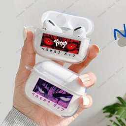 Berserk Guts-Étui transparent pour écouteurs housse de protection souple pour Apple Airpods 1 2 3