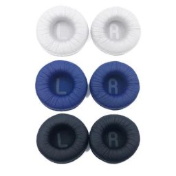 Coussinets d'oreilles en mousse de remplacement 1 paire 70mm pour JBL Tune600 T500BT T450