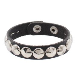 Bracelet unisexe en cuir pointu punk rivet rock métal bracelets nouveau