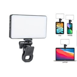 Mini lumière LED à clipser pour téléphone portable lumière à selfie pour ordinateur portable