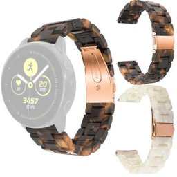 Bracelet de montre de luxe en fibre d'acétel compatible avec Samsung Galaxy Watch Active nouveaux
